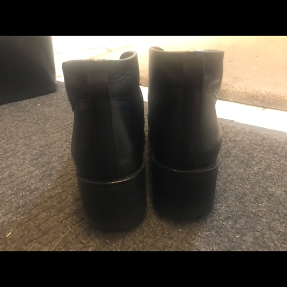 Black leather COS walking boots (London city style) - Picture 5 of 9